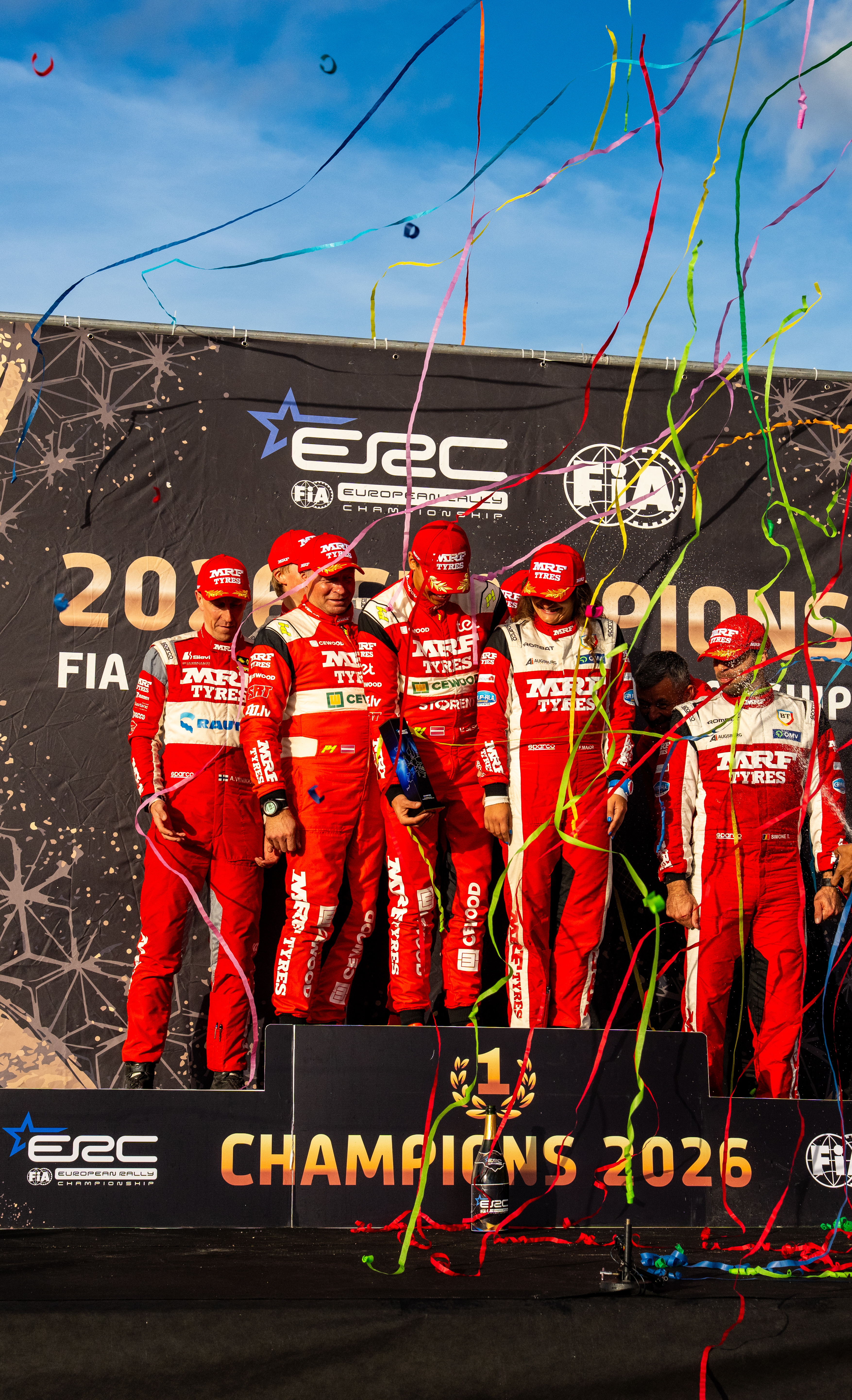 MRF Tyres Secures Fourth FIA European Rally Championship Teams&rsquo; Title